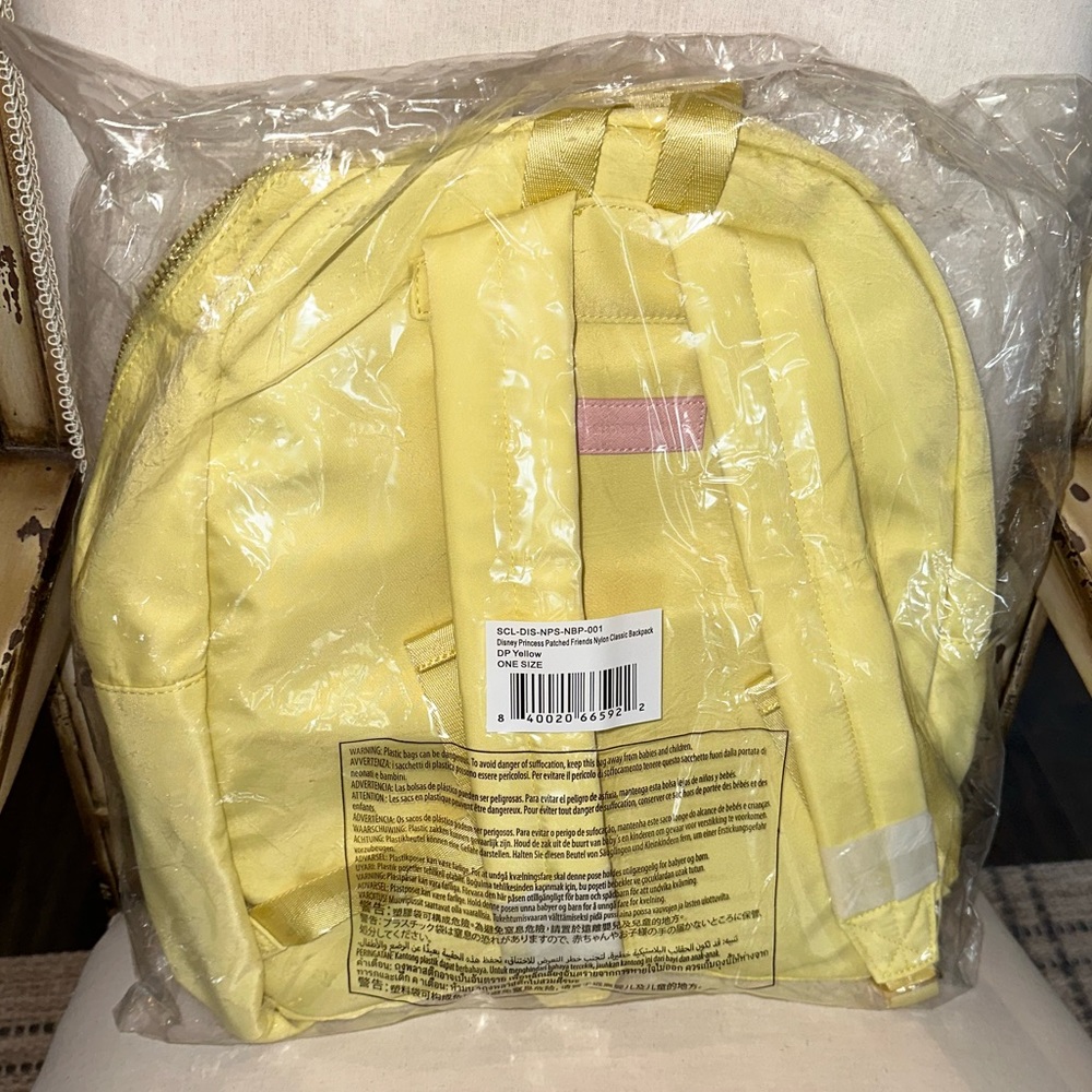 ✨NWT✨ Disney Parks 2022 Stoney Clover Ln Beauty & The Beast Yellow Backpack - Picture 9 of 9